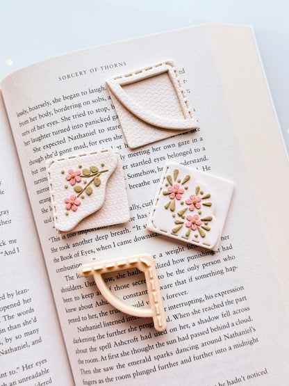 Stitch Stamp 2 Corner Bookmark - November