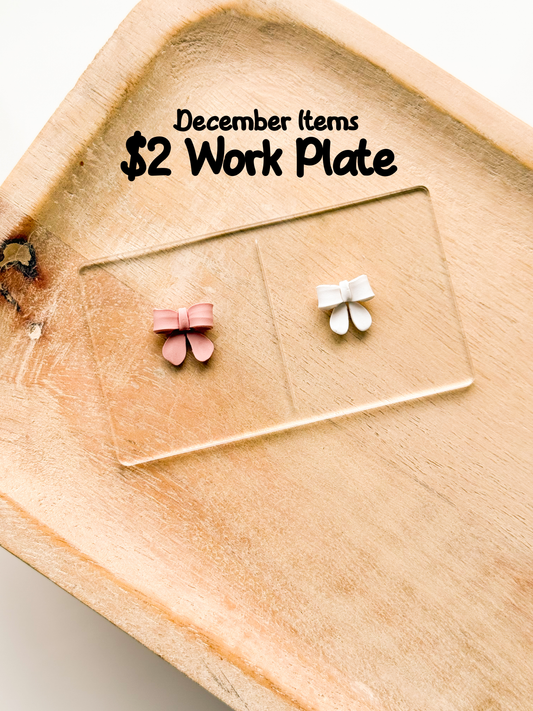 $2 Work Plate - December Items