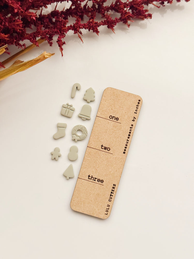 Cozy Winter Studs Clay Cutters