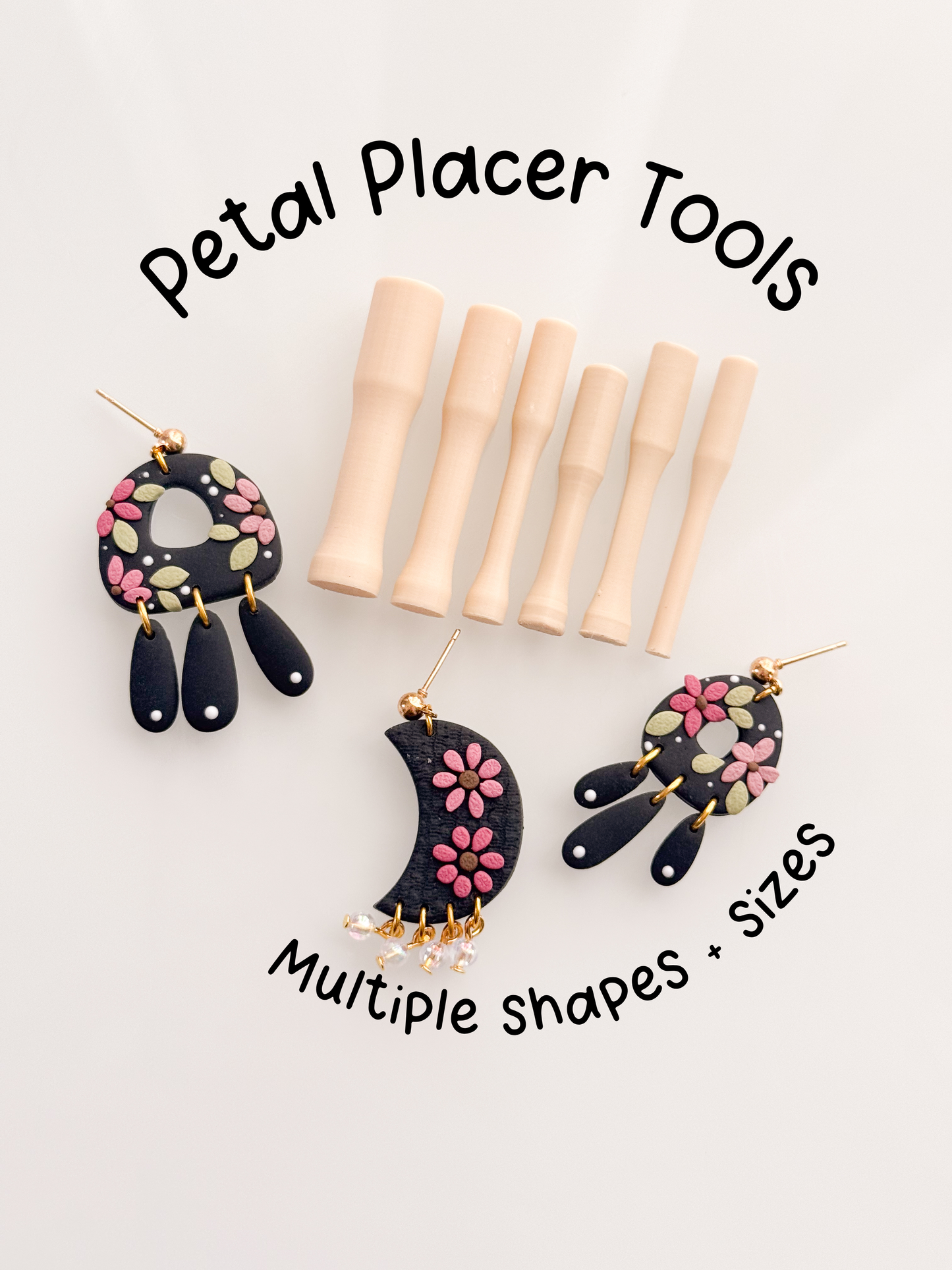 Petal Placer Tools For Polymer Clay Florals