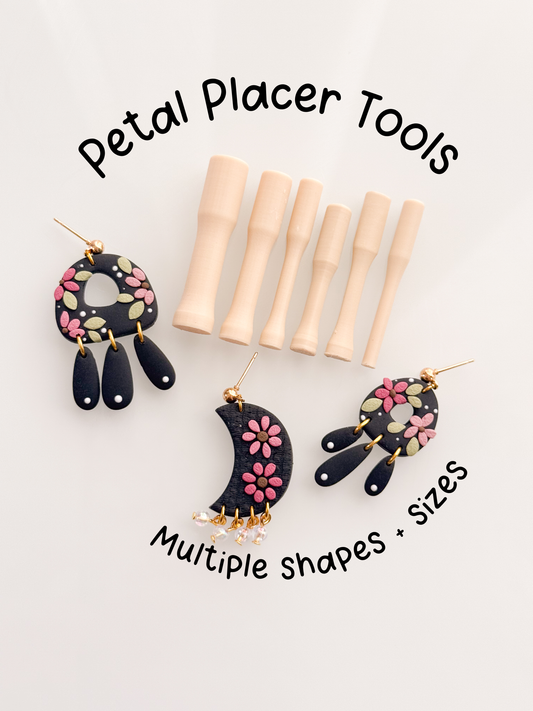 Petal Placer Tools For Polymer Clay Florals