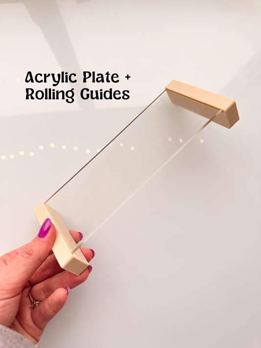 Acrylic Plate + Rolling Guides Tool