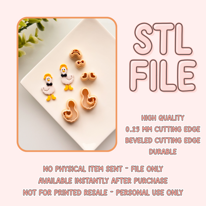 Rainy Day Duck STL FILE