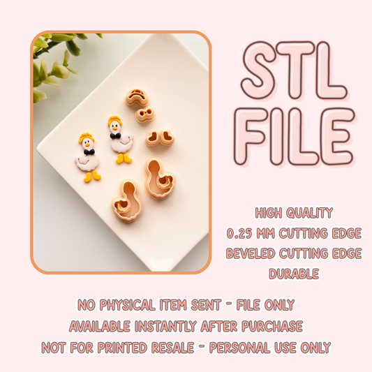 Rainy Day Duck STL FILE