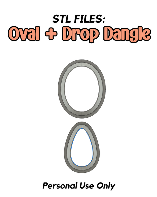 Oval + Drop STL FILE