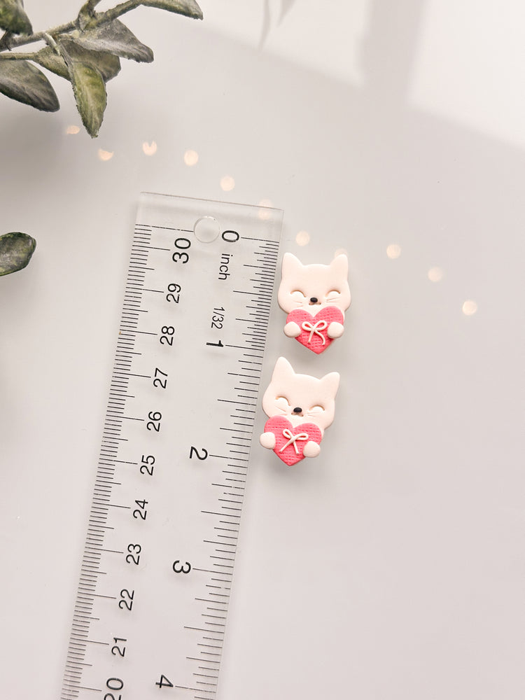 Valentine Cat Clay Cutter Set