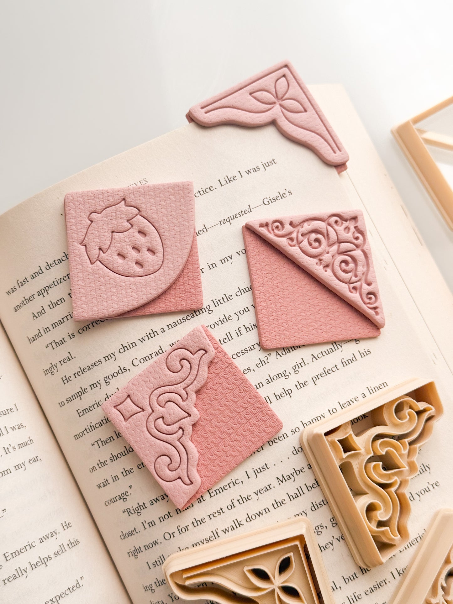 Fancy Corner Bookmark Clay Cutters