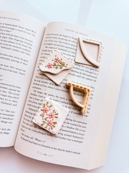 Stitch Stamp 2 Corner Bookmark - November