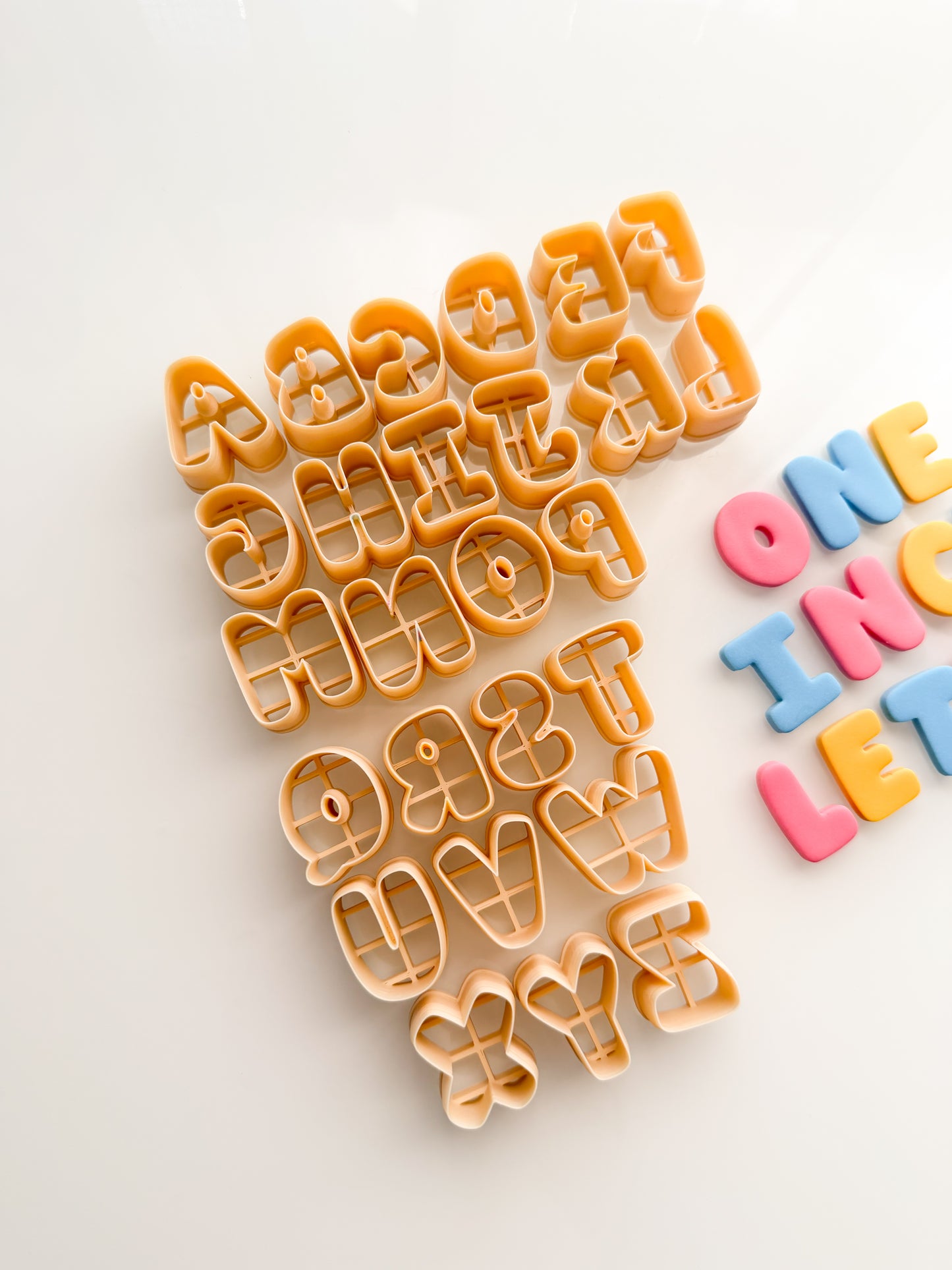 1 Inch Letters For Polymer Clay Clay Cutters