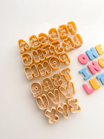 1 Inch Letters For Polymer Clay Clay Cutters