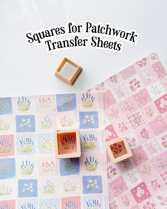 3 Pack Squares For Patchwork Transfers Clay Cutter