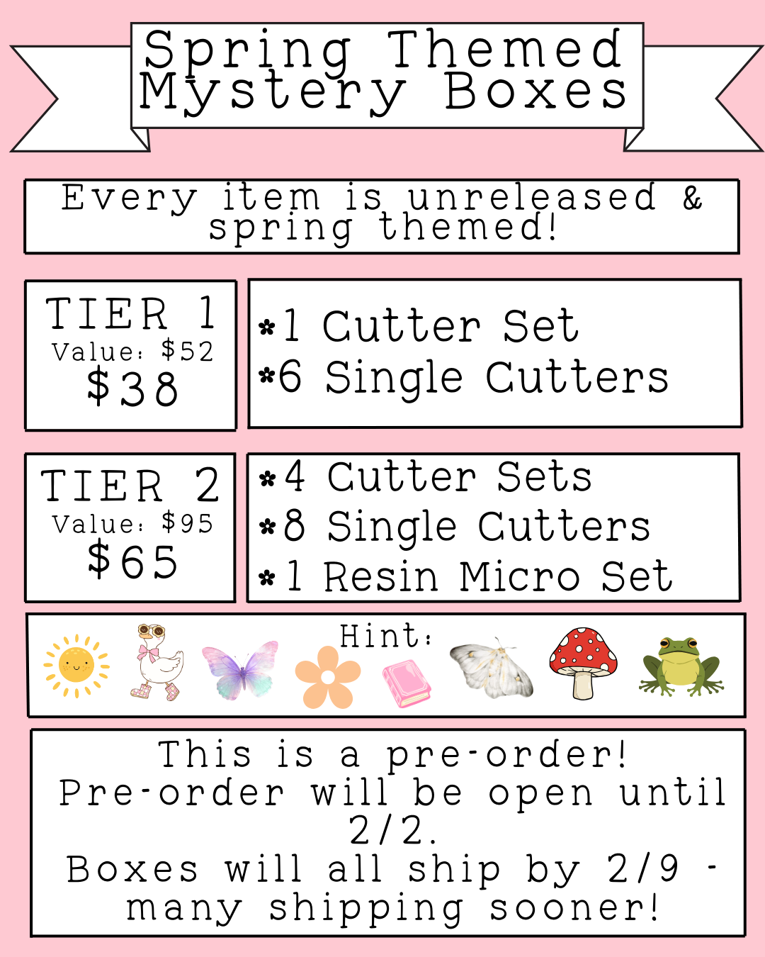 Spring Mystery Boxes 2026
