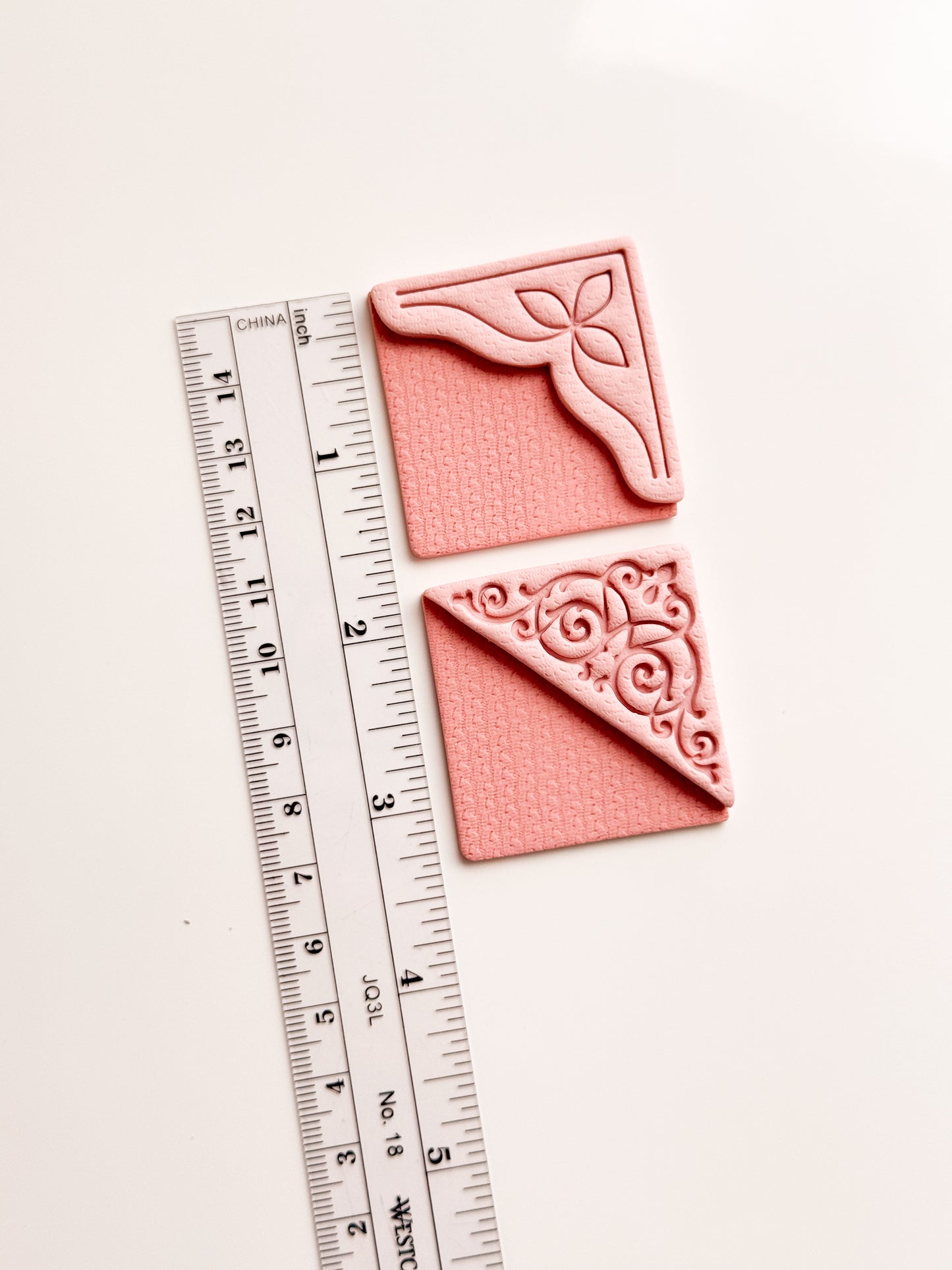 Fancy Corner Bookmark Clay Cutters