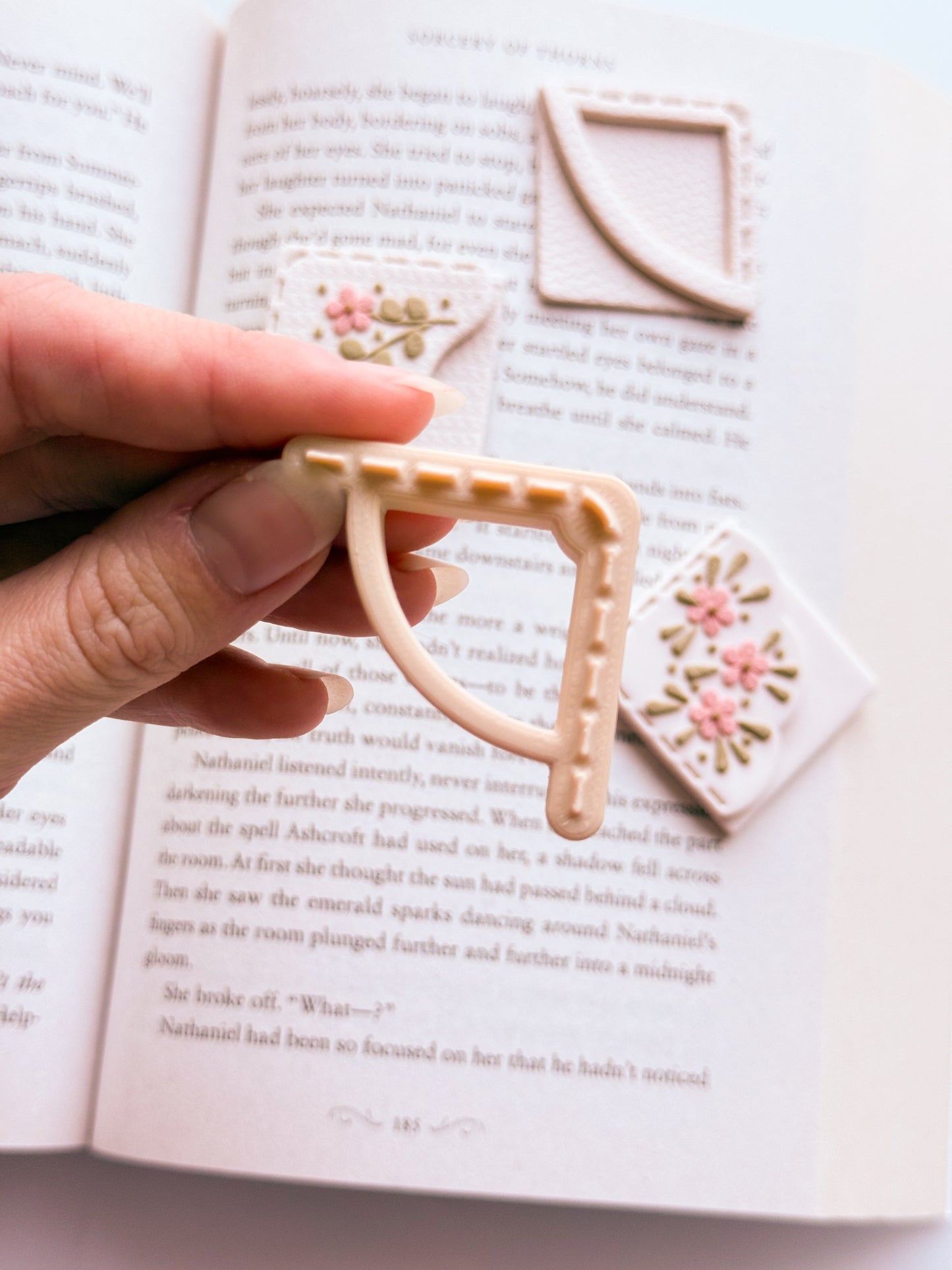 Stitch Stamp 2 Corner Bookmark - November