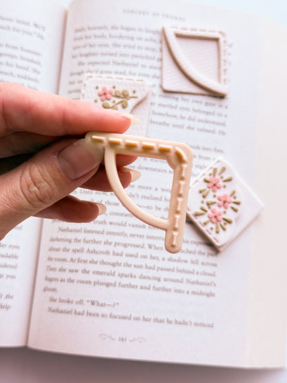 Stitch Stamp 2 Corner Bookmark - November