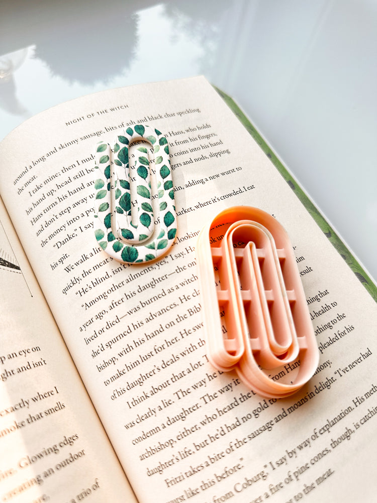 Classic Paperclip Bookmark Clay Cutter