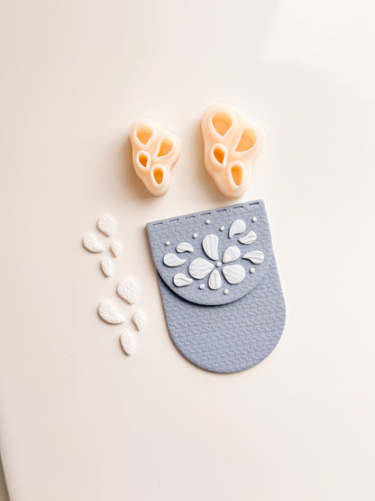 Petals # 3 (Set of 2) Micro Clay Cutter Resin Printed