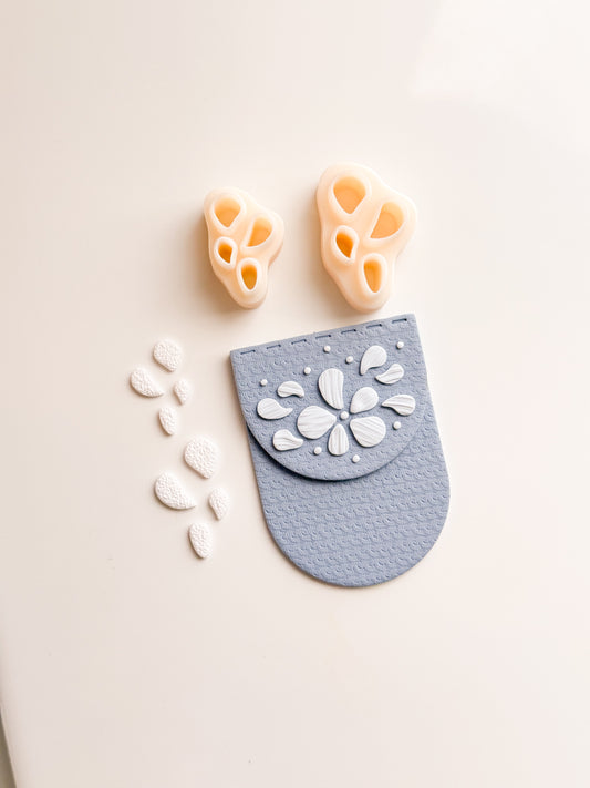 Petals # 3 (Set of 2) Micro Clay Cutter Resin Printed