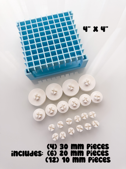 Resin Painting Grid Tray For Polymer Clay