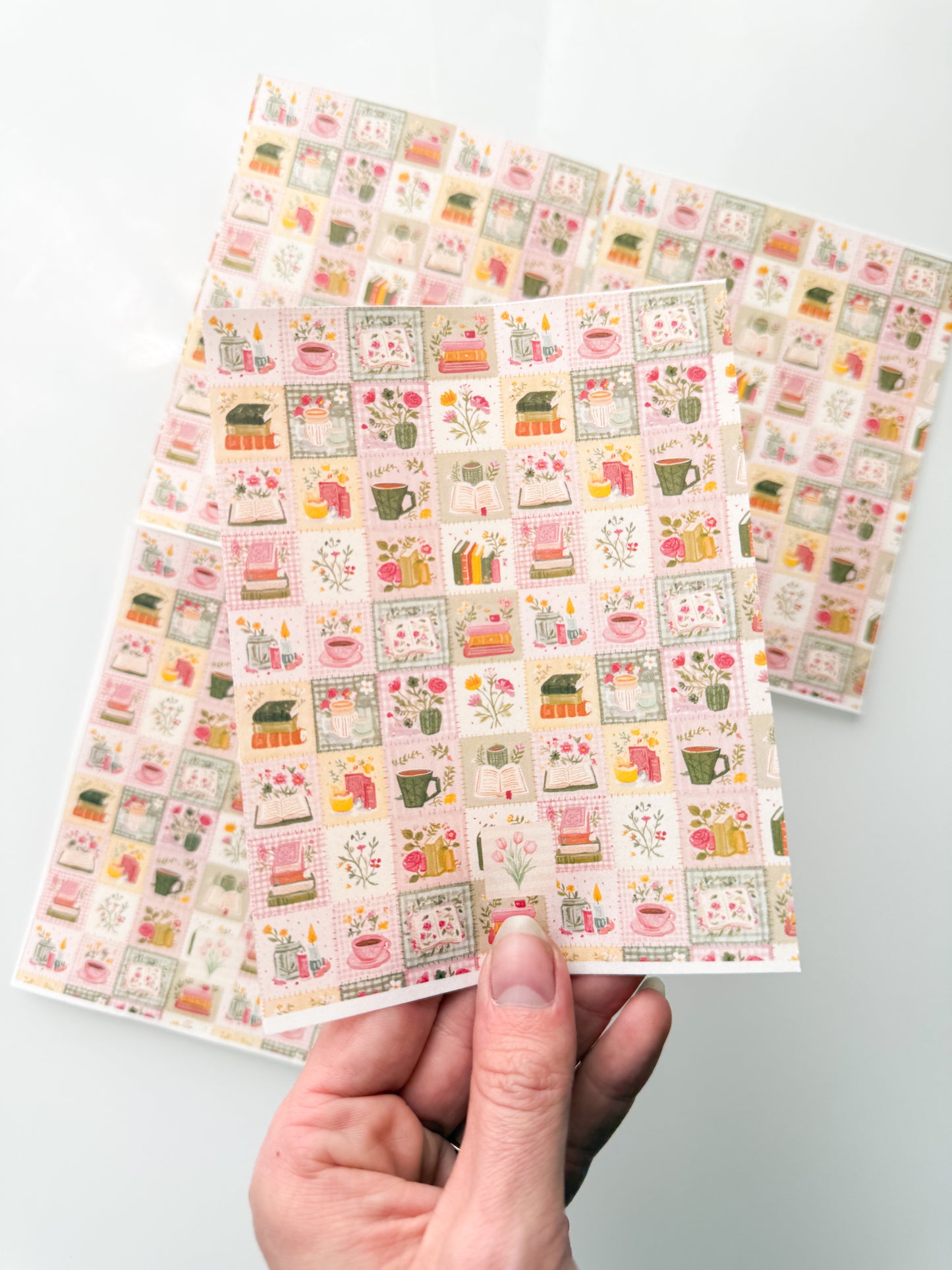 FLORALS 116 Bookish Transfer Sheet Single Or 4 Pack