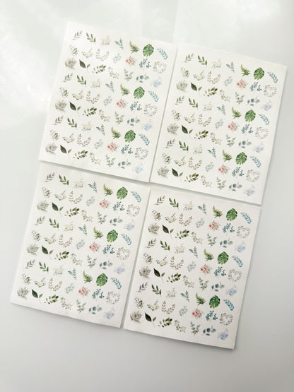 FLORALS 110 Transfer Sheet Single Or 4 Pack