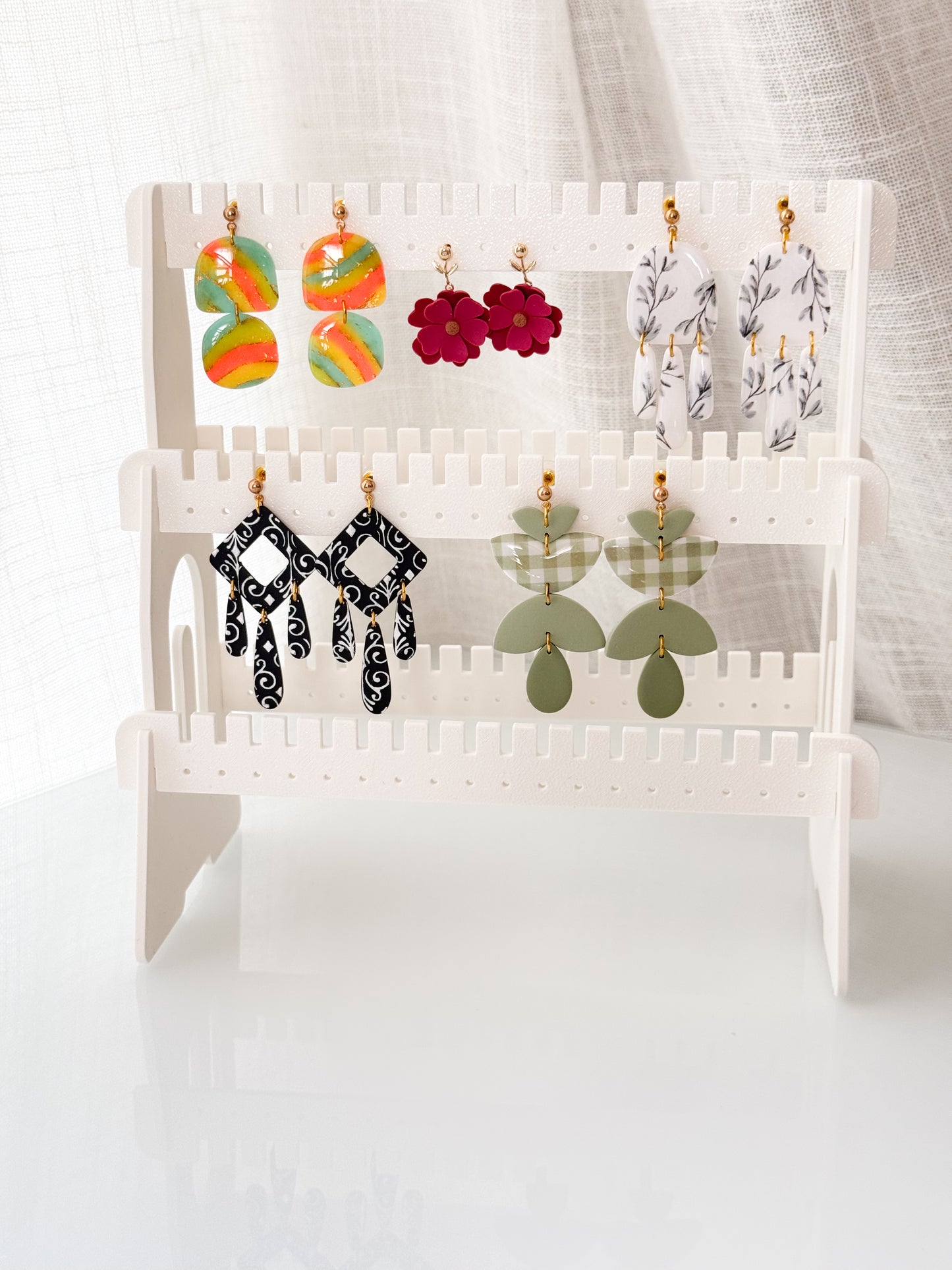 5 Tier Earring Display 3D Printed