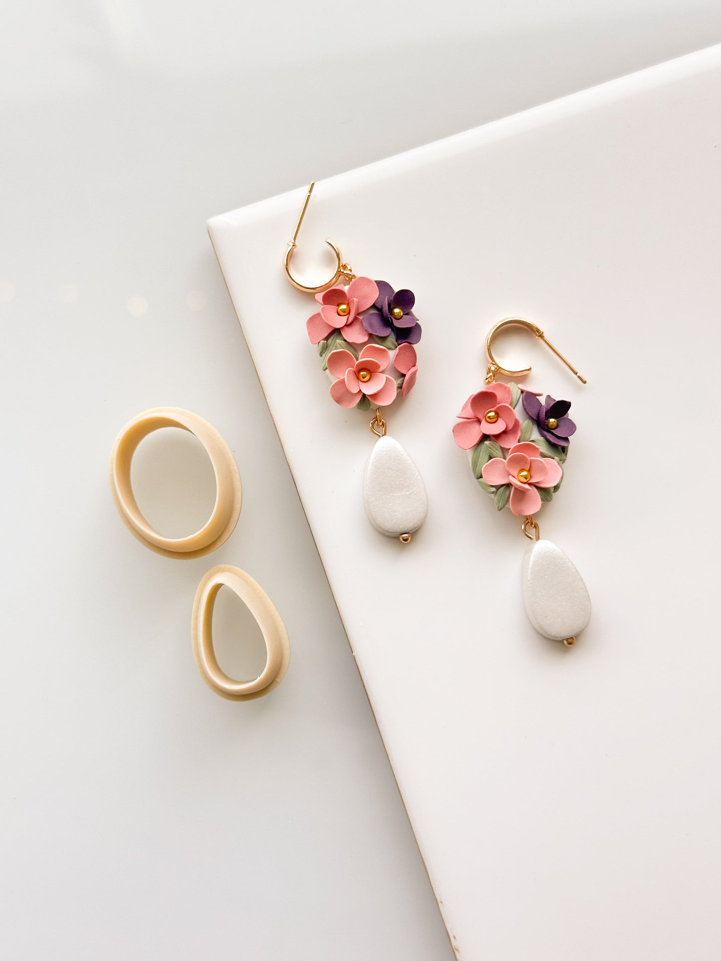 Elegant Oval & Teardrop Clay Cutter Set