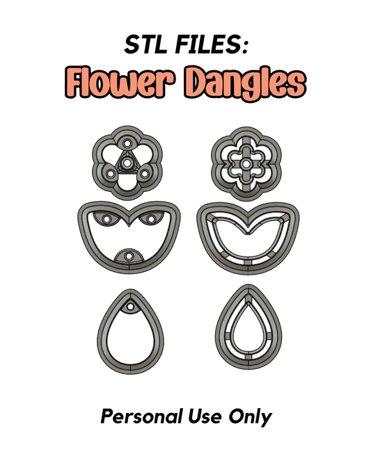 Flower Dangles STL FILE