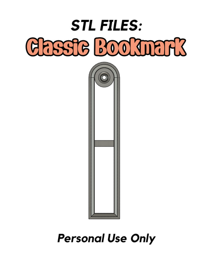 Classic Bookmark STL FILE