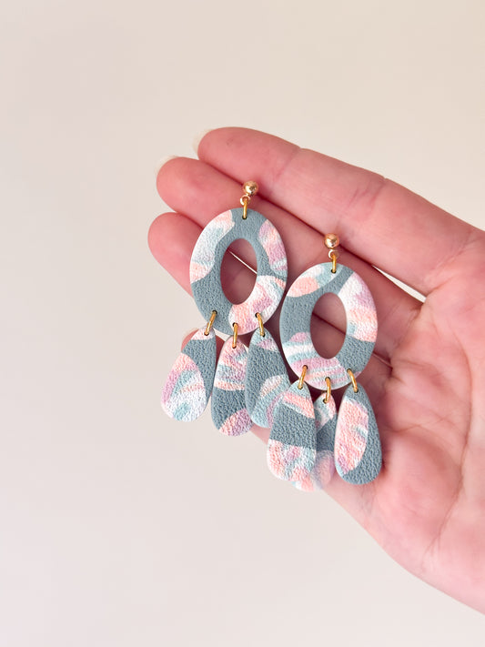 Oval Dangle Earrings