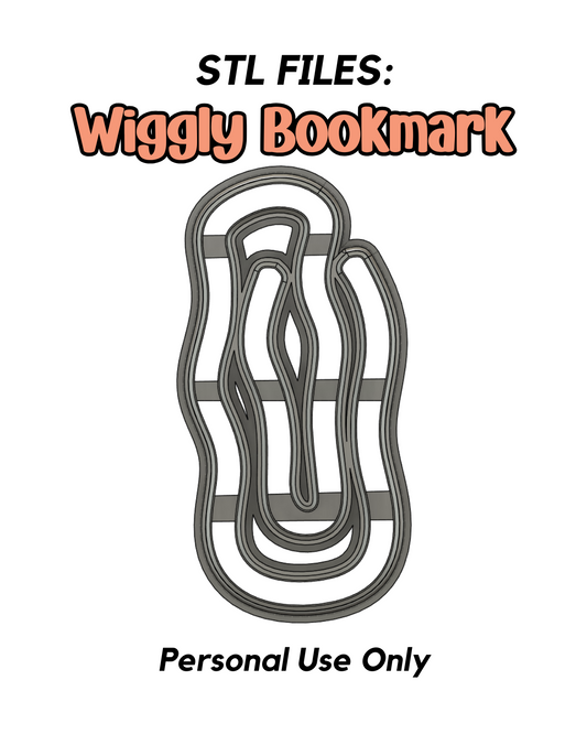 Wiggle Bookmark STL FILE