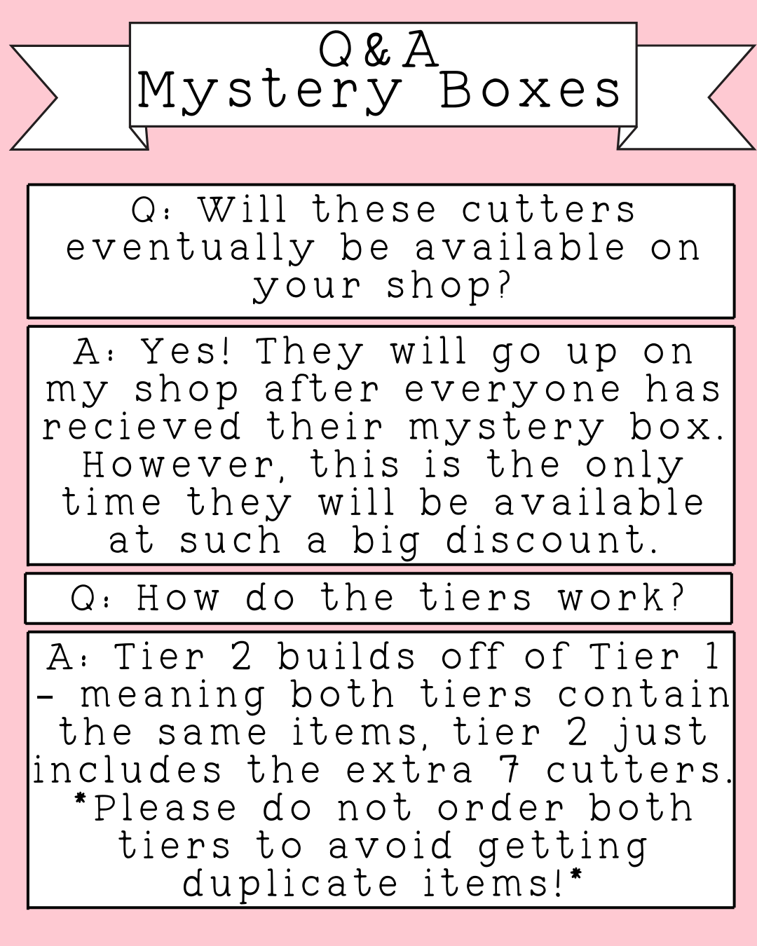 Spring Mystery Boxes 2026