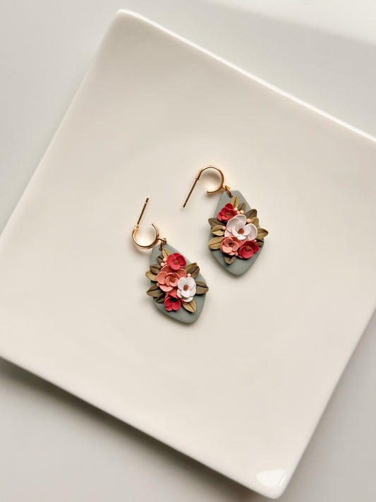 Vibrant Flowers Dangle