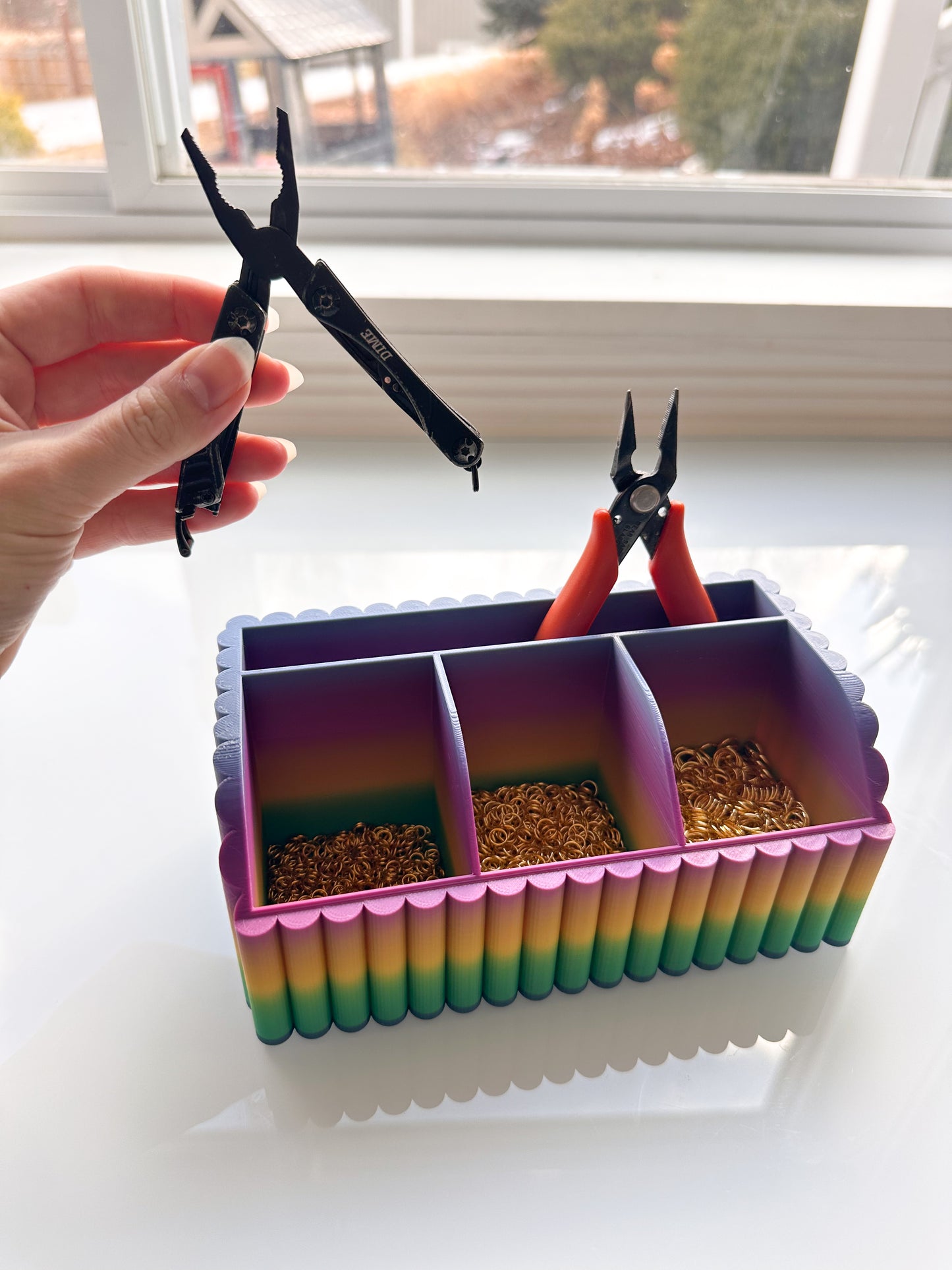 Color Shift Jewelry Makers 3D Printed Organizer