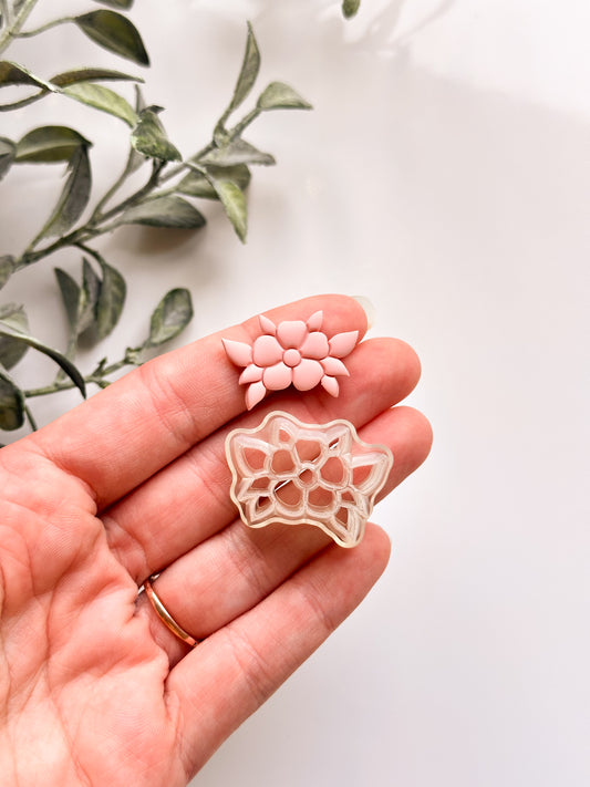 Resin Flower + Leaves Clay Cutter