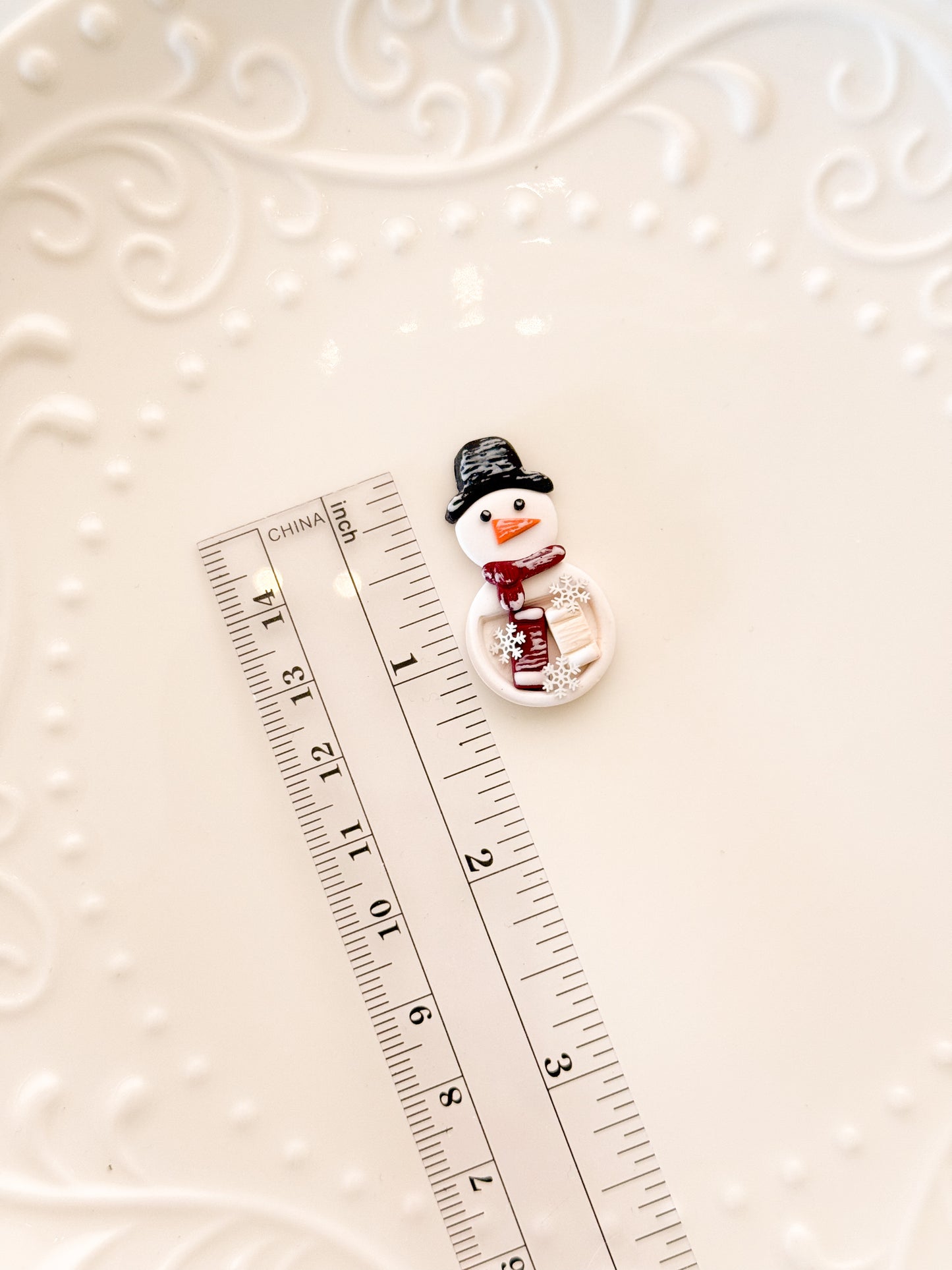 Snowman Bookshelf Clay Cutter Set