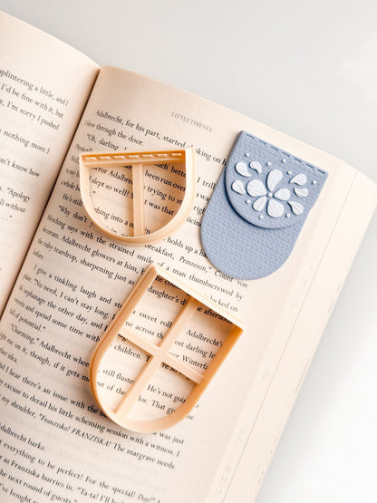 Wide Stacked Bookmark Clay Cutter