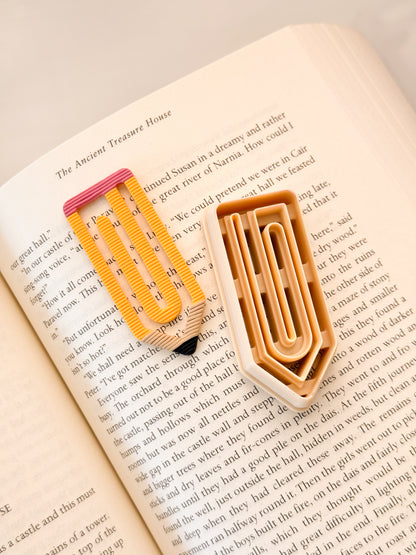 Pencil Paperclip Bookmark Clay Cutter