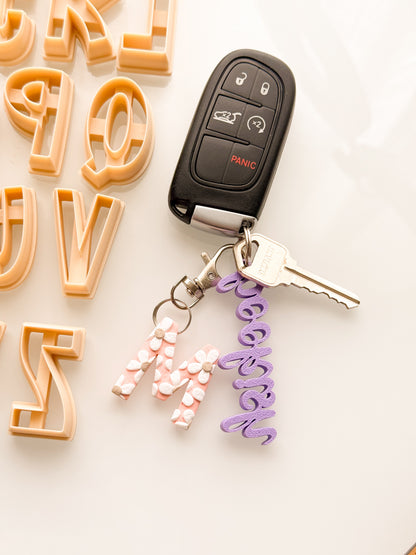 Alphabet Keychain Clay Cutters