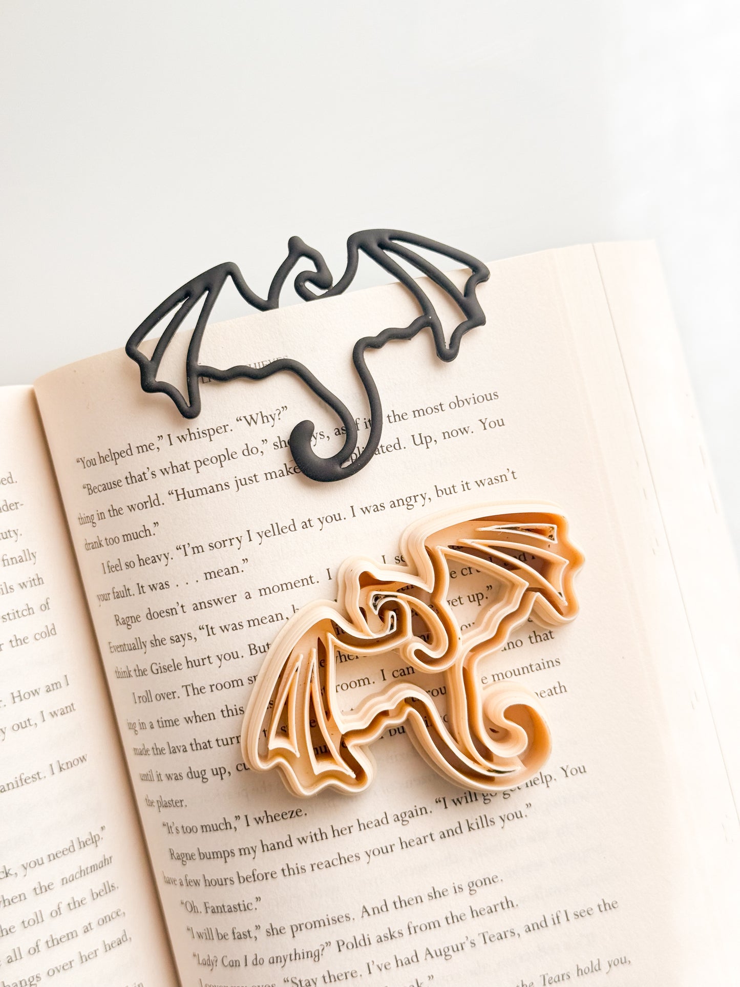 Dragon Paperclip Style Bookmark Clay Cutter