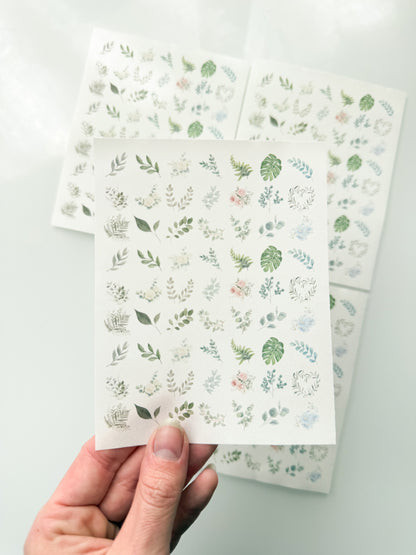 FLORALS 110 Transfer Sheet Single Or 4 Pack
