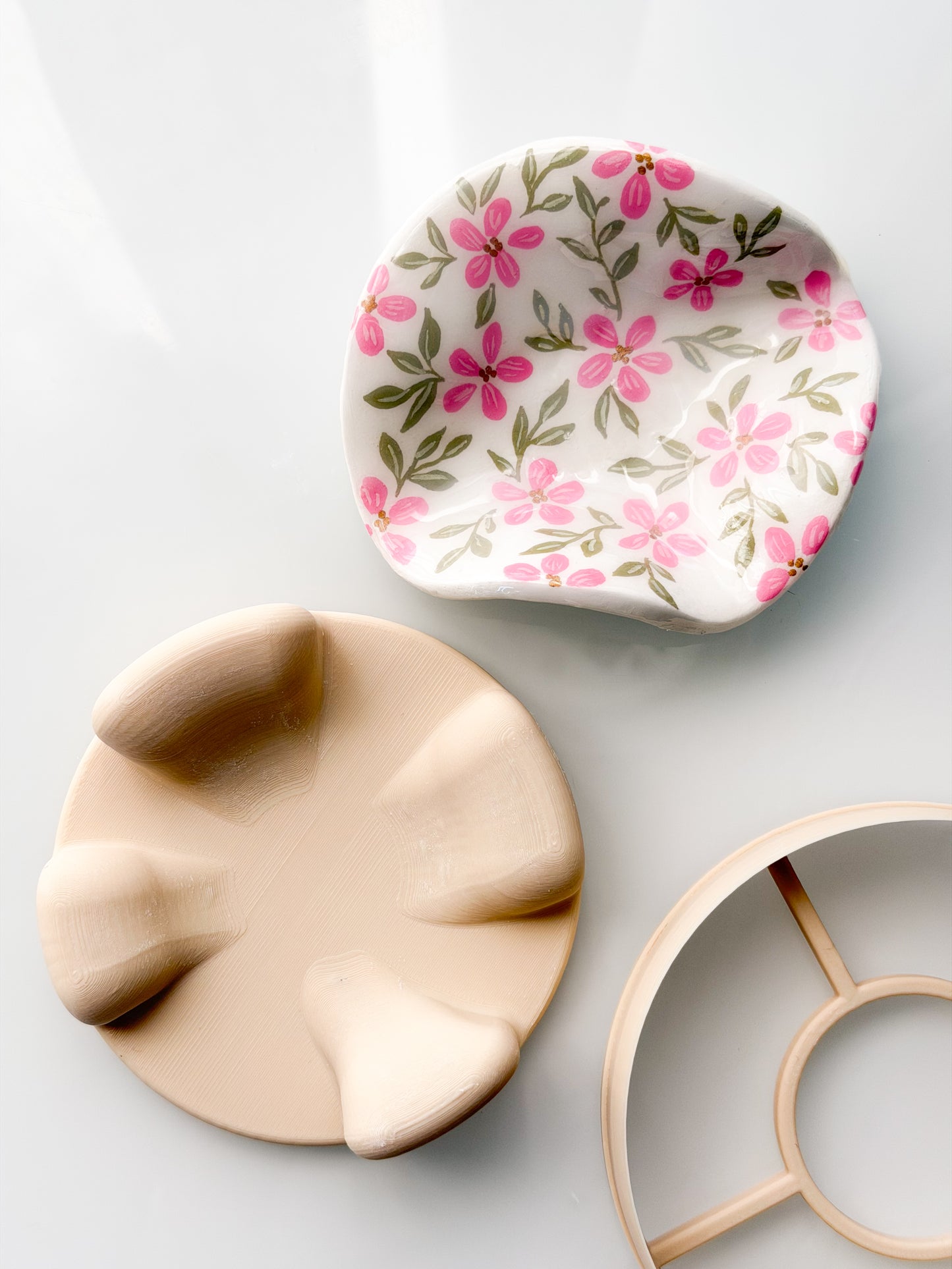 Trinket Dish Shaper + Cutter Air Dry Clay Ceramic Pottery