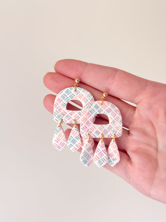 Multicolored Pattern Earrings