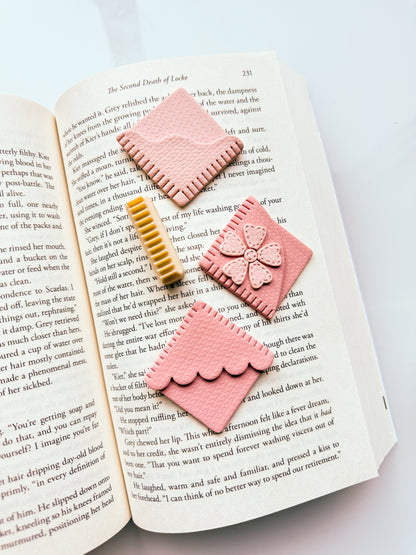 Stitch Corner Stamp For Corner Bookmark Clay Cutter (Stamp Only)