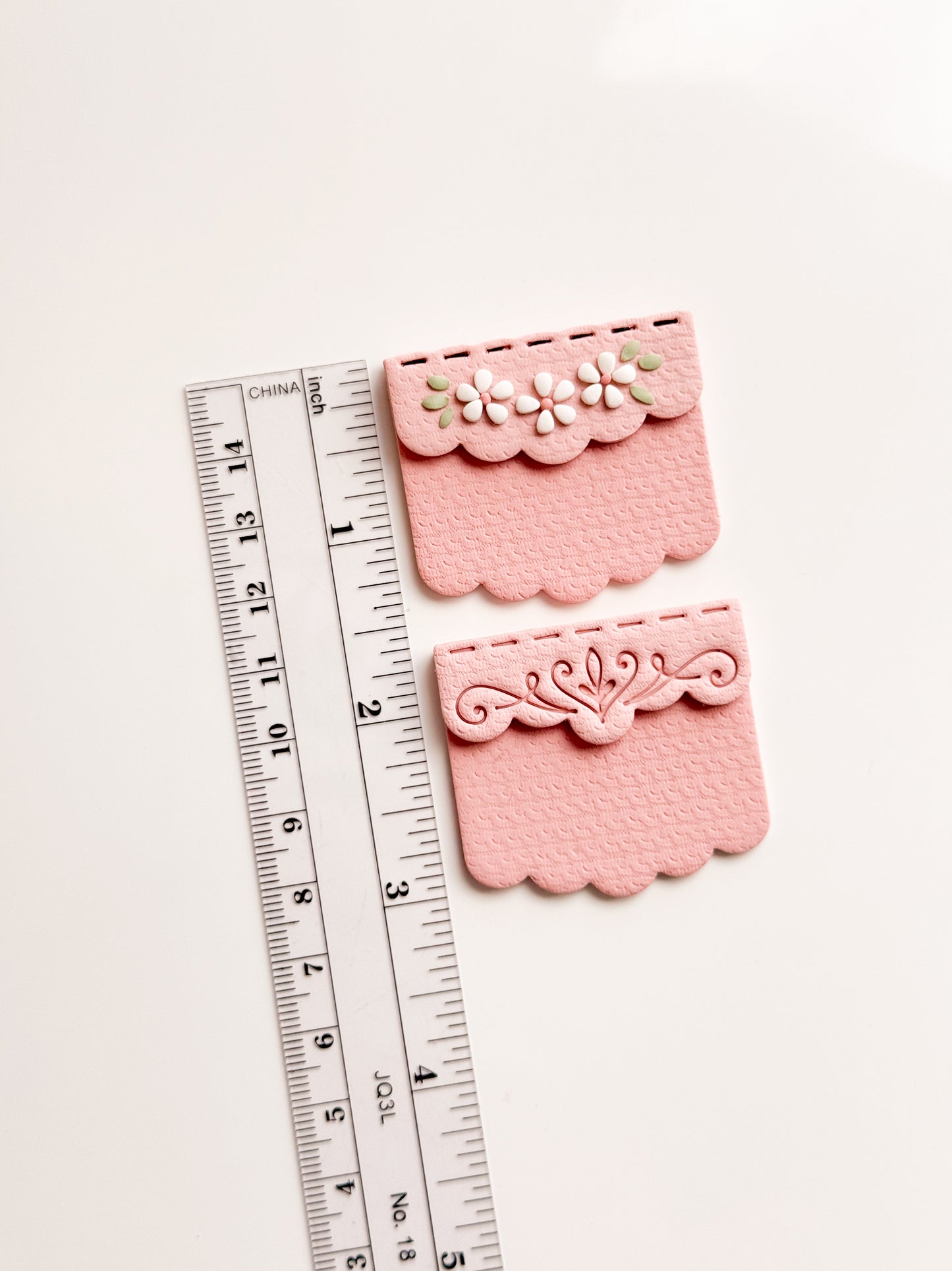 Scalloped Stacked Bookmark Clay Cutters