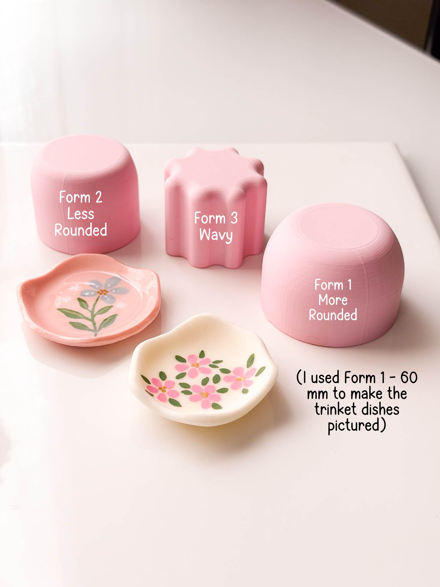 Trinket Dish Form Shapers Polymer Clay Air Dry Clay Ceramic Pottery Cold Porcelain (Copy)