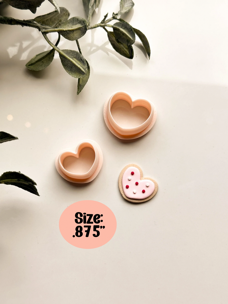 Heart Cookie Clay Cutter Set