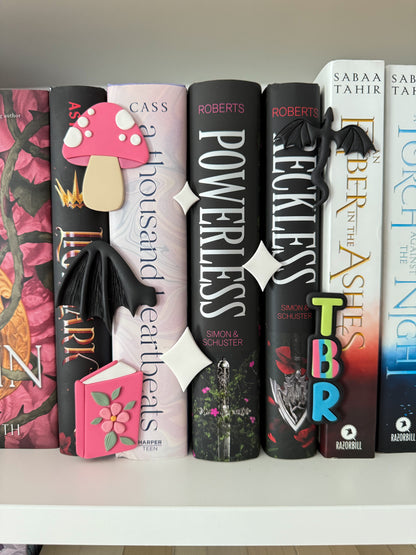 BOOKSHELF DECOR Clay Cutters