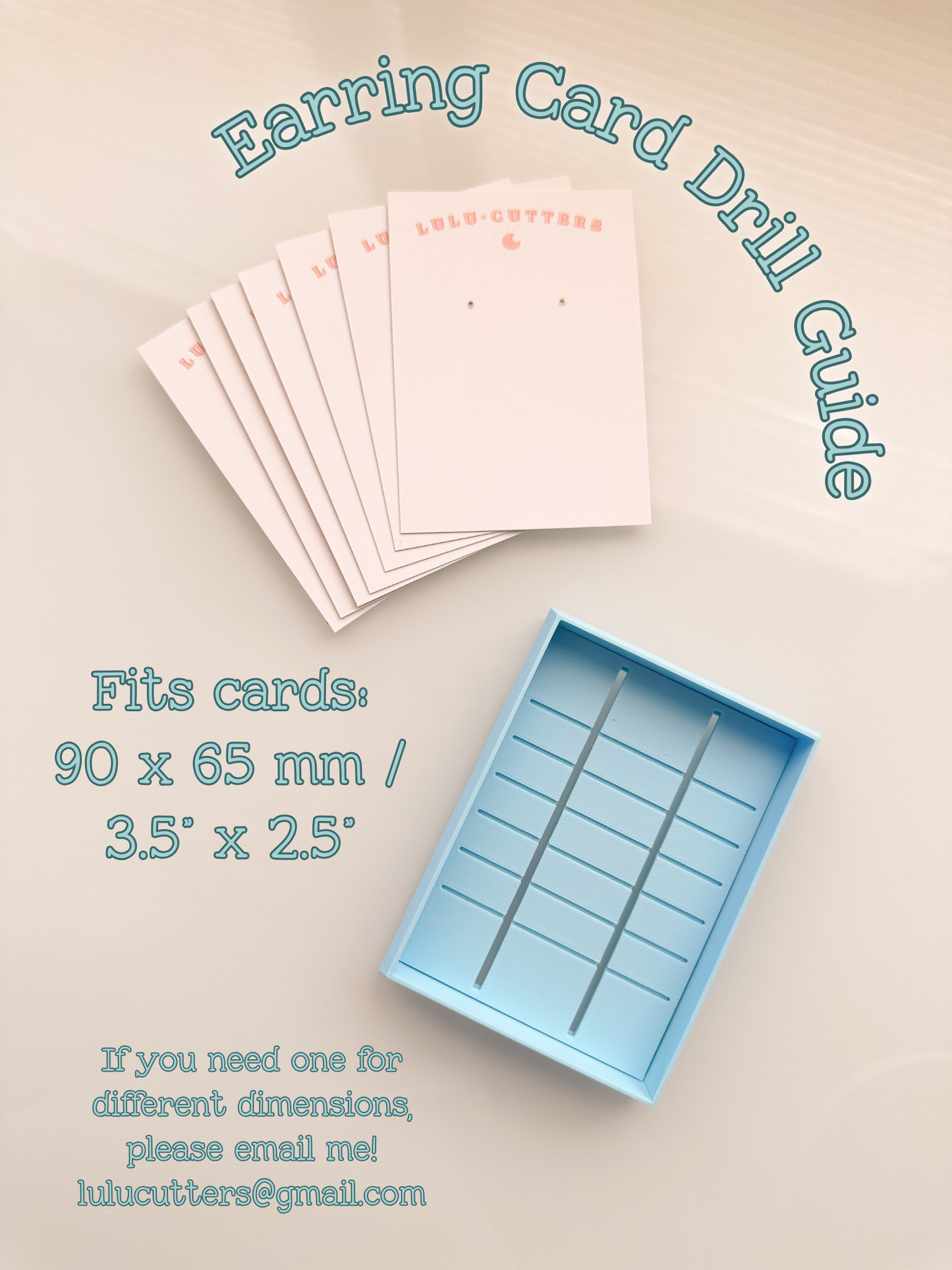 Earring Card Drill Guide