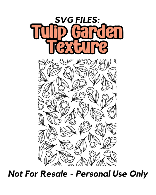 FICHIERS SVG - Texture de jardin de tulipes